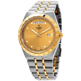 Tudor Royal Automatic Diamond Champagne Dial Mens Watch m28603-0006