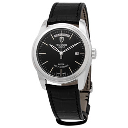 Tudor Glamour Date Date Automatic Black Dial Mens Watch m56000-0023