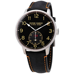 Ulysse Nardin Marine Torpilleur Automatic Black Dial Mens Watch 1183-320le/62
