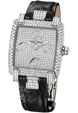 Ulysse Nardin Caprice Diamonds Dial Stingray Strap Automatic Ladies Watch 130-91fc-full
