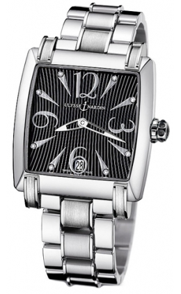 Ulysse Nardin Caprice Automatic Black Dial Stainless Steel Ladies Watch 133-91-7-06-02 133-91-7/06-02