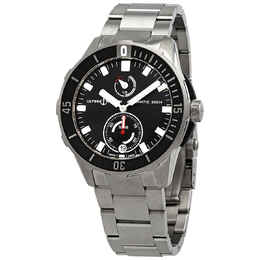 Ulysse Nardin Diver Chronometer Automatic Black Dial Mens Watch 1183-170-7m/92