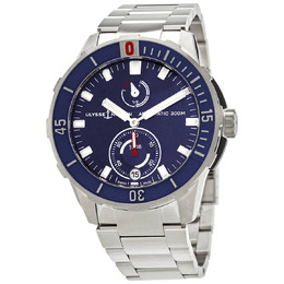 Ulysse Nardin Diver Chronometer Automatic Blue Dial Mens Watch 1183-170-7m/93