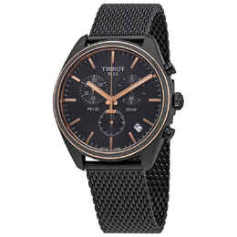Tissot PR 100 Chronograph Black Dial Mens Watch t101.417.23.061.00