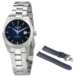 Tissot T-My Lady Automatic Diamond Blue Dial Ladies Watch t132.007.11.046.00
