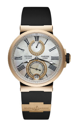 Ulysse Nardin Marine White Mother of Pearl Dial Automatic Ladies Watch 1182-160-3/490