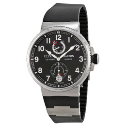 Ulysse Nardin Marine Black Dial Automatic Mens Watch 1183-126-3-62 1183-126-3/62