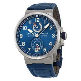 Ulysse Nardin Marine Chronometer Blue Dial Mens Watch 1183-126-63 1183-126/63