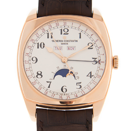 Vacheron Constantin Harmony Silver Dial 18kt Rose Gold Mens Watch 4000s/000r-b123