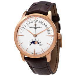 Vacheron Constantin Patrimony 18kt Rose Gold Moonphase Retrograde Date Mens Watch 4010u/000r-b329