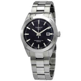 Tissot Gentleman Powermatic 80 Automatic Black Dial Watch T1274071105100