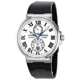 Ulysse Nardin Maxi Marine Chronometer White Dial Mens Watch 263-67-3-40 263-67-3/40
