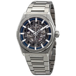 Zenith Defy Classic Automatic Skeletal Dial Titanium Mens Watch 95.9000.670/78.m9000