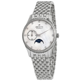 Zenith Heritage Automatic Diamond White Dial Ladies Watch 16231069281c706ss