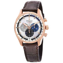 Zenith El Primero 18kt Rose Gold Chronograph Automatic Mens Watch 18.2043.400/69.c494