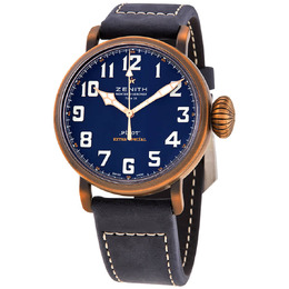 Zenith Pilot Type 20 Automatic Blue Dial Mens Watch 29.2430.679/57.c808