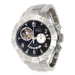 Pre-owned Zenith Defy Classic Chronograph Hand Wind Black Dial Mens Watch 03.0526.4021