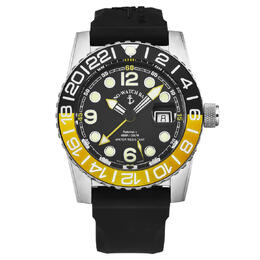 Zeno Airplane Diver World Time Automatic Black Dial Mens Watch 6349gmt-3-a1-9