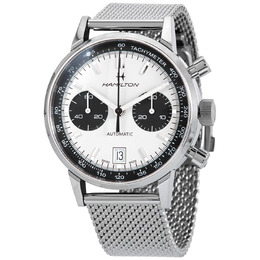 Hamilton H38416111 American Classic Chronograph Automatic White Dial Mens Watch