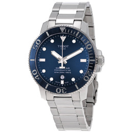 Tissot SEASTAR 1000 POWERMATIC 80 Automatic Blue Dial Mens Watch t120.407.11.041.03
