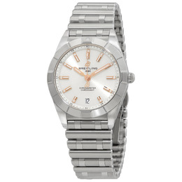 Breitling Quartz Diamond White Dial Ladies Watch a77310101a3a1