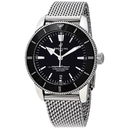 Breitling Superocean Heritage II Automatic Chronometer 44 mm Black Dial Mens Watch ab2030121b1a1
