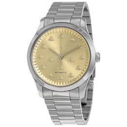 Gucci G-Timeless Automatic Champagne Dial Mens Watch ya1264191
