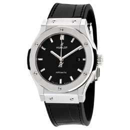 Pre-owned Hublot Classic Fusion Automatic Black Dial Mens Watch 542.nx.1171.lr