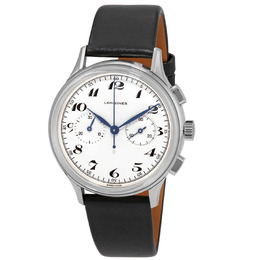 Longines Heritage Classic Chronograph 1946 Automatic Silver Dial Mens Watch l2.827.4.73.0