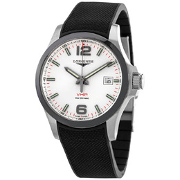 Longines Conquest V.H.P. Mens Watch L3.729.4.76.9, Silver Dial
