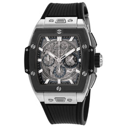 Hublot Spirit Of Big Bang Chronograph Automatic Silver Dial Mens Watch 642.nm.0170.rx