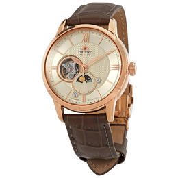 Orient Automatic Sun & Moon Champagne Dial Mens Watch RA-AS0009S10B