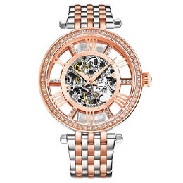 Stuhrling Legacy Automatic Rose Skeleton Dial Ladies Watch m13604