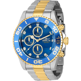 Invicta Pro Diver Chronograph Quartz Blue Dial Mens Watch 43408