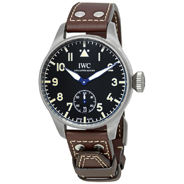 Pre-owned IWC Big Pilot's Heritage Black Dial Mens Watch iw510301