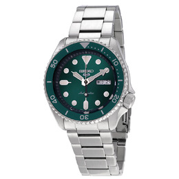 Seiko 5 Sports Mens Automatic Green Dial Watch SRPD61K1