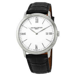 Baume & Mercier Classima White Dial 40mm Mens Watch 10323 m0a10323