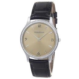Pre-owned Jaeger LeCoultre Master Ultra Thin Ivory Dial Mens Watch q1458401