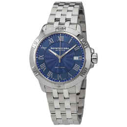 Raymond Weil Tango Mens Watch Blue Dial SWISS MADE 8160-ST-00508