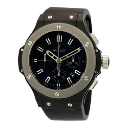 Hublot Black Dial Rubber Automatic Mens Watch 301.ck.1140.rx
