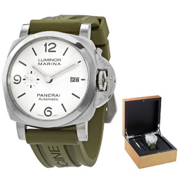 Panerai Luminor Automatic White Dial Mens Watch pam01314