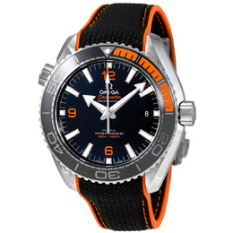 Pre-owned Omega Seamaster Planet Ocean Black Dial Mens Watch 215.32.44.21.01.001