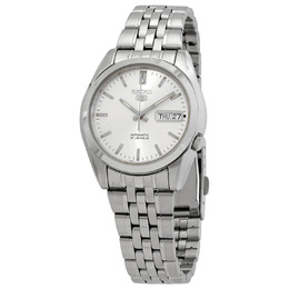 Seiko Series 5 Automatic Silver Dial Mens Watch snk355k