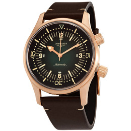 Longines Heritage Automatic Green Dial Mens Watch l3.774.1.50.2