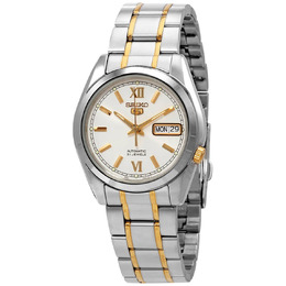 Seiko 5 Automatic Silver Dial Mens Watch snkl57