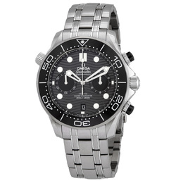 Pre-owned Omega Seamaster Chronometer Black Dial Watch 21030445101
