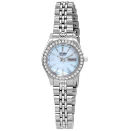 Citizen EQ0530-51N Quartz Crystal Blue Dial Ladies Watch