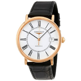 Longines L4787810 Elegant Automatic Watch 37mm Rose Gold