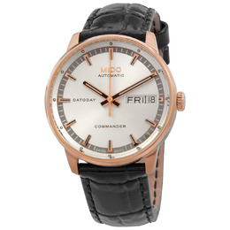 Mido Commander II Automatic Silver Dial Ladies Watch M016.230.36.031.80 m0162303603180