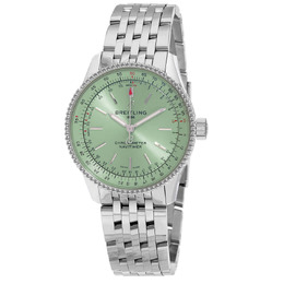 Breitling Navitimer Automatic Chronometer Green Dial Unisex Watch a17395361l1a1